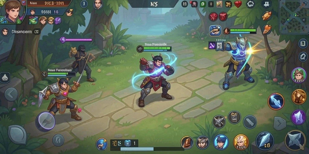 Screenshot menampilkan grafis menawan dalam permainan.
