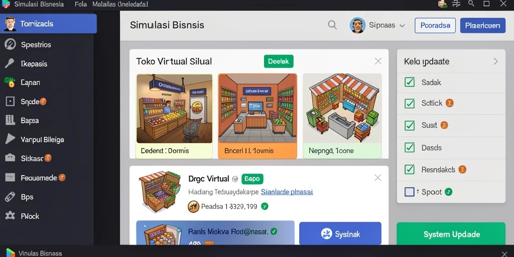 Tampilan antarmuka yang menarik dan mudah digunakan.