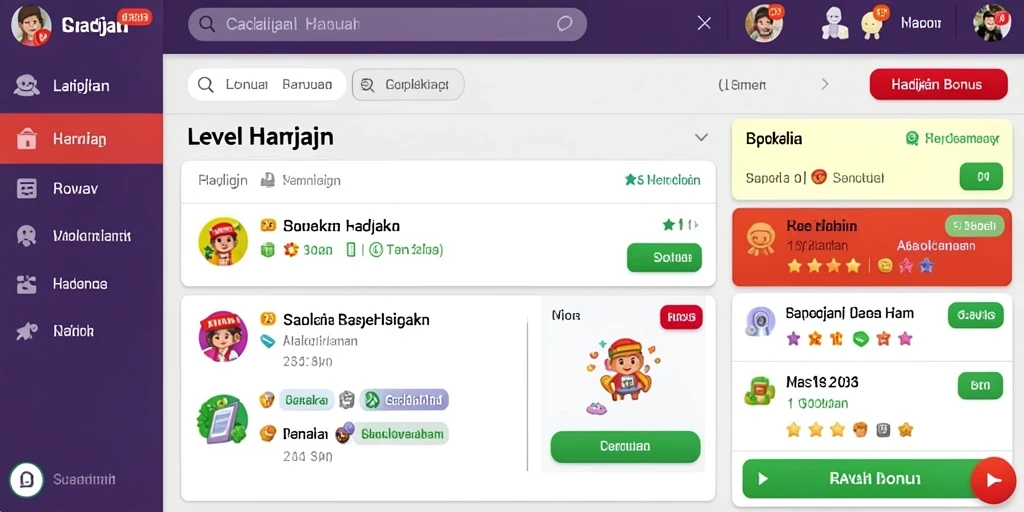 Gim dengan grafis yang menawan dan penuh warna.