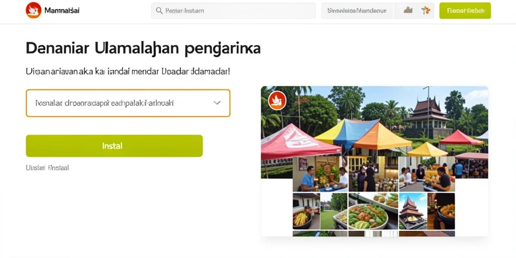 Tampilan antarmuka yang intuitif dan menarik.