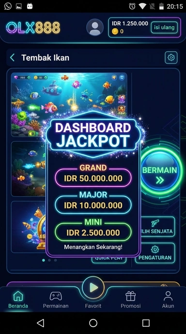 Galeri pratinjau visual olx888 build APK resmi terbaru